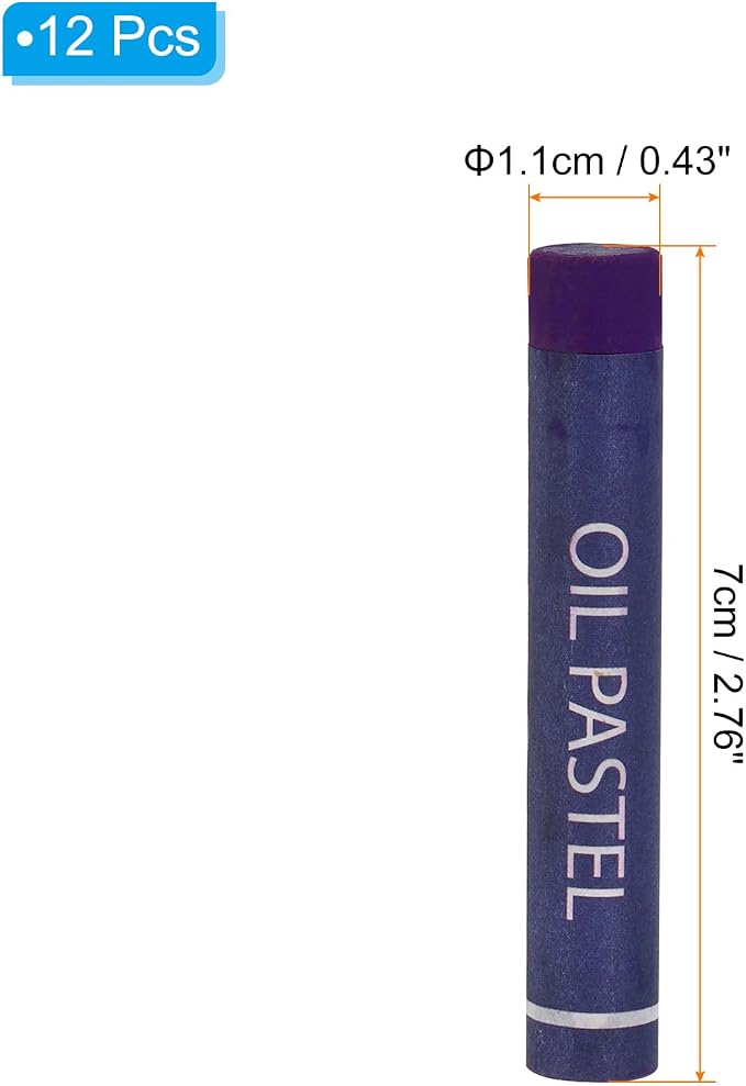 PATIKIL Purple Oil Pastels - Image 2