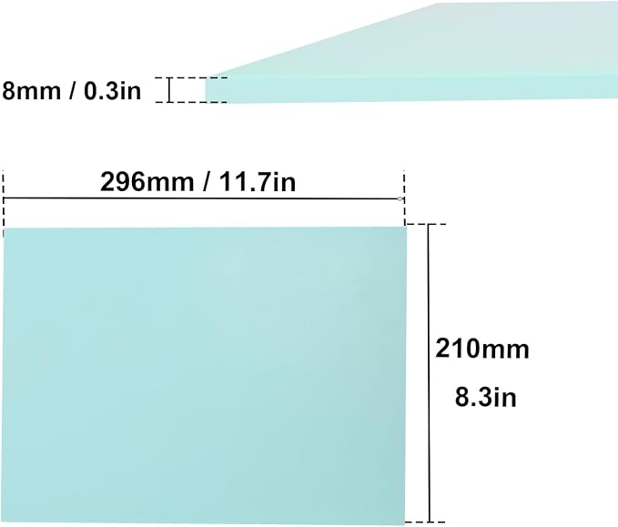 4 Pcs 8.5"x11" Rubber Carving Blocks, A4 Linoleum Blocks, Stamp Carving Blocks - Image 2