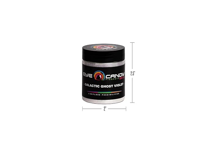Eye Candy Premium Mica Powder Pigment “Galactic Ghost Violet” Multipurpose DIY - Image 6