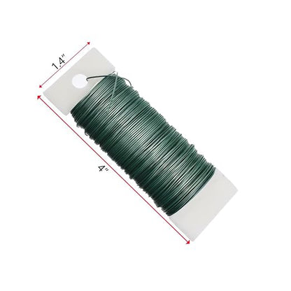 2 Rolls 76 Yards Flexible Floral Bind Wire 22 Gauge Paddle Wire - Image 3