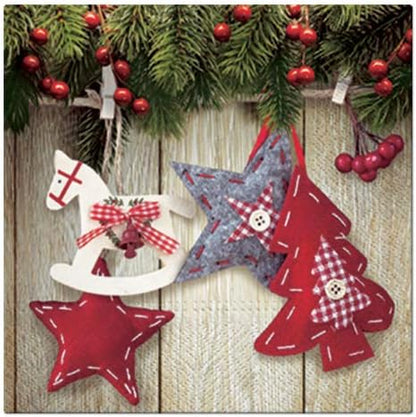 20-ct 13x13 Christmas Paper Decoupage Napkins, 3-Ply Servilletas Tissue Napkin by KeepUnique