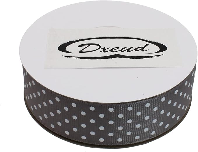 Polka Dot Grosgrain Ribbon 25 Yard Each Roll 100% Polyester - Image 3