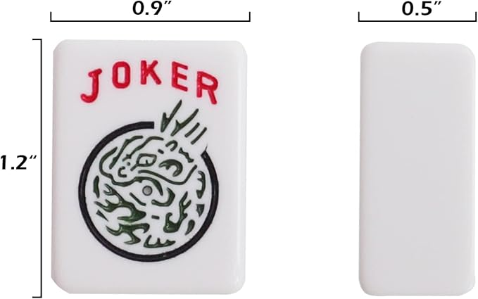 ZGME American Mahjong Set, 166 White Tiles - Image 2