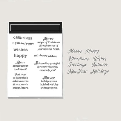2025-2026 Stamps and Dies for Card Making, Stamps and Dies Set 2025 for by HITKUZ