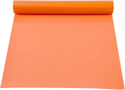 guangyintong Heat Transfer Vinyl Orange HTV Rolls, Matte Surface Orange HTV - Image 5