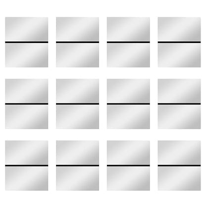 Laser Engraving Blank White ABS Double Color Plastic Sheet, 11.8x6.49x0.05 inch by Frddiud