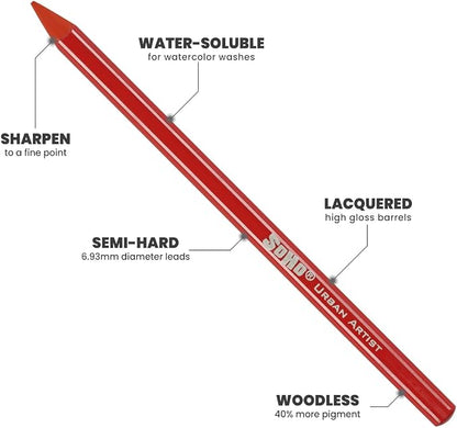 Soho Urban Artist Woodless Pastel Pencils - Image 3