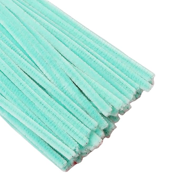 100 Pieces Pipe Cleaners Chenille Stem, Pastel Candy Color Pipe Cleaners Set - Image 3
