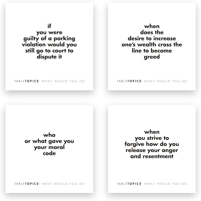 TableTopics What Would You Do Question Card Game - Image 5