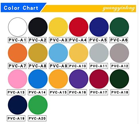 Guangyintong Heat Transfer Vinyl Yellow HTV Rolls, Matte Surface HTV - Image 8