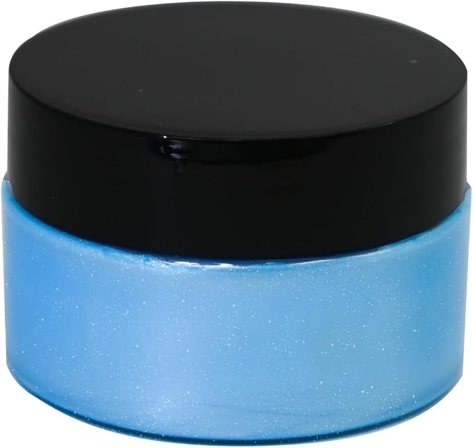 Shimmer Blue Metallic Acrylic Paint Metallic Chalk Paste 1.7oz/50ml, DIY Crafts - Image 2