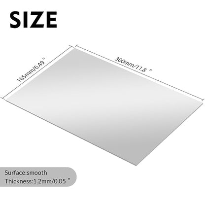 Laser Engraving Blank White ABS Double Color Plastic Sheet, 11.8x6.49x0.05 inch - Image 4