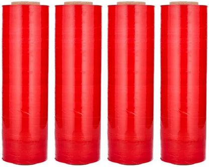PSBM Red Stretch Wrap, 15 Inch x 1476 Feet, 8 Pack, Tinted Pre-Stretched Shrink - Image 5