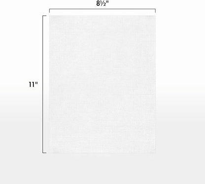 LUXPaper 8.5" x 11" Paper | Letter Size | White Linen | 24lb. | 1, 000 Qty - Image 2
