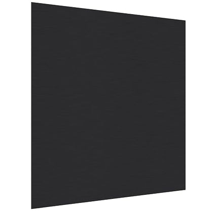 Anodized Aluminum Sheet Metal 12 x 12 x 1/16 Inch Black Anodized Aluminum Metal by CKVIHAV