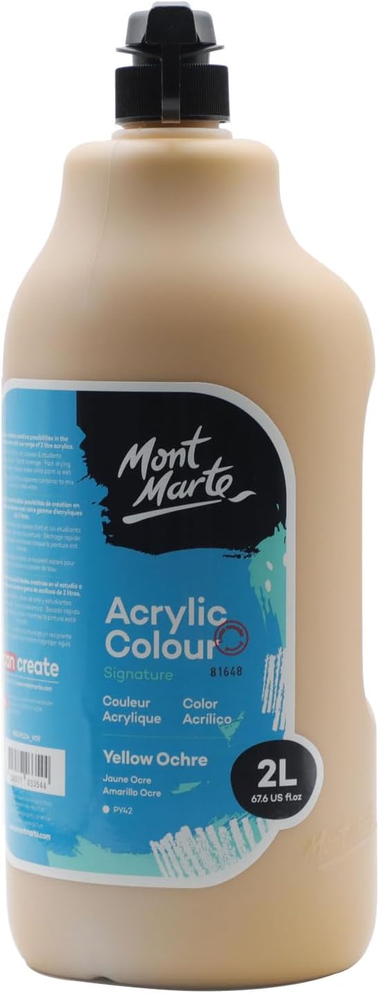 Mont Marte Discovery School Acrylic, 1/2 Gallon. Ideal by MontMarte