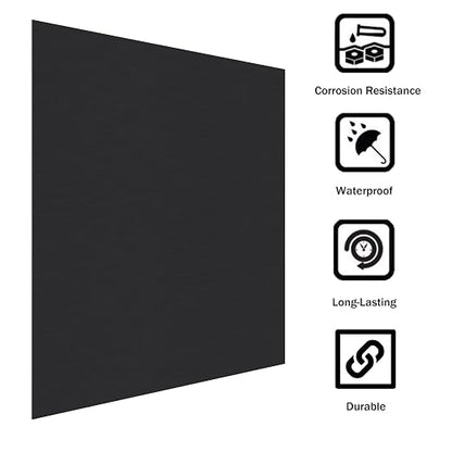 Anodized Aluminum Sheet Metal 12 x 12 x 1/32 Inch Black Anodized Aluminum Metal - Image 5