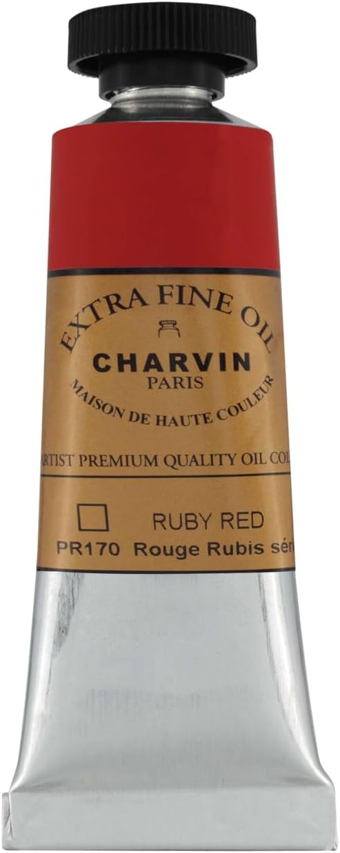 Charvin Extra Fine Oil Paint, Ruby Red 20 ml by Unknown