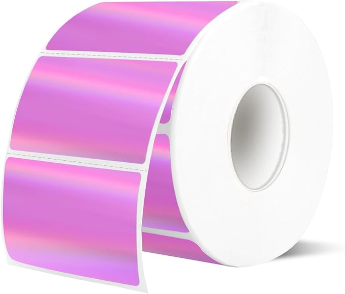 2.25"x1.25" Direct Thermal Labels, Holographic Thermal Printer Labels by Unknown