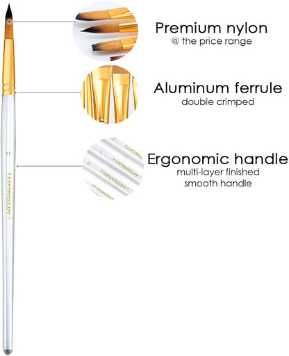 Transon Art Painting Brush Assorted Set of 12 - Image 3