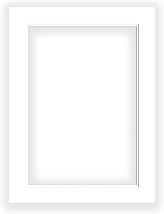 8.5x11 Mat for 5.5x8.5 Photo - Image 2