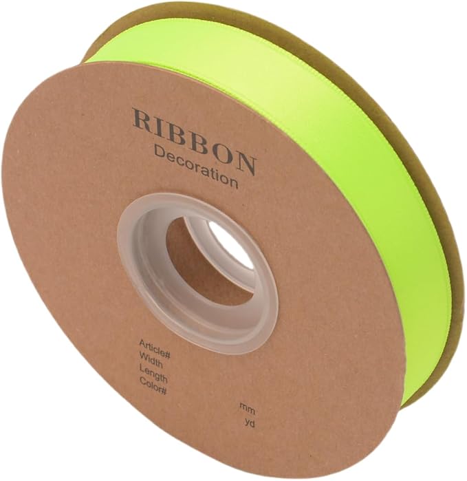 Double Side Satin Ribbon, Continuous 20 Yards, Use by Unknown
