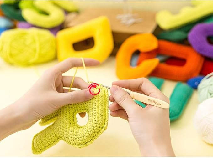 60PCS Metal Stitch Markers, Crochet Knitting Stitch Markers Yarn Row Stitch - Image 7