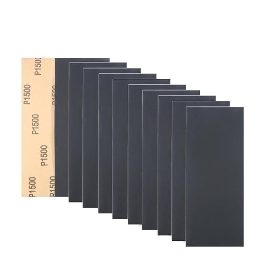 30Pcs 9 x 3.6 Inchs 1500 Grit Wet and Dry Handmade Universal Sanding Sheets by BuyTueascallkproductsnow