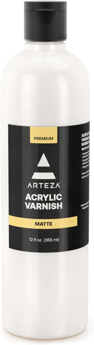 ARTEZA Matte Varnish for Acrylic Painting by ARTEZA