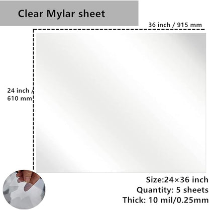 Transparent Blank Mylar Stencil Sheets - Image 3
