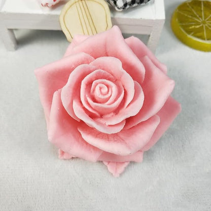 GreatMold 3D Blossom Rose Soap Mold Candle Mould Epoxy Resin Flower Crafts - Image 4
