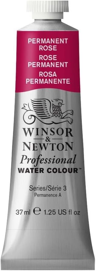 Winsor & Newton Professional Water Colour Paint, 1.25-oz Tube, Permanent Rose by WinsorNewton