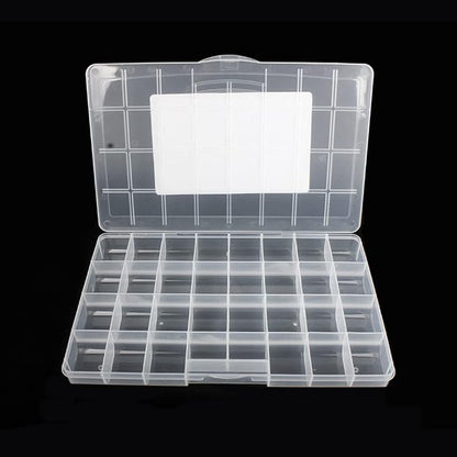32 Grids Clear Plastic Organizer Box, Craft Storage Container - Image 5