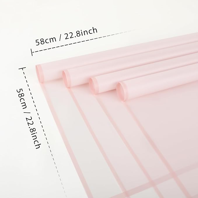 FUHITIM 20 Sheets Flower Wrapping Paper - Image 2