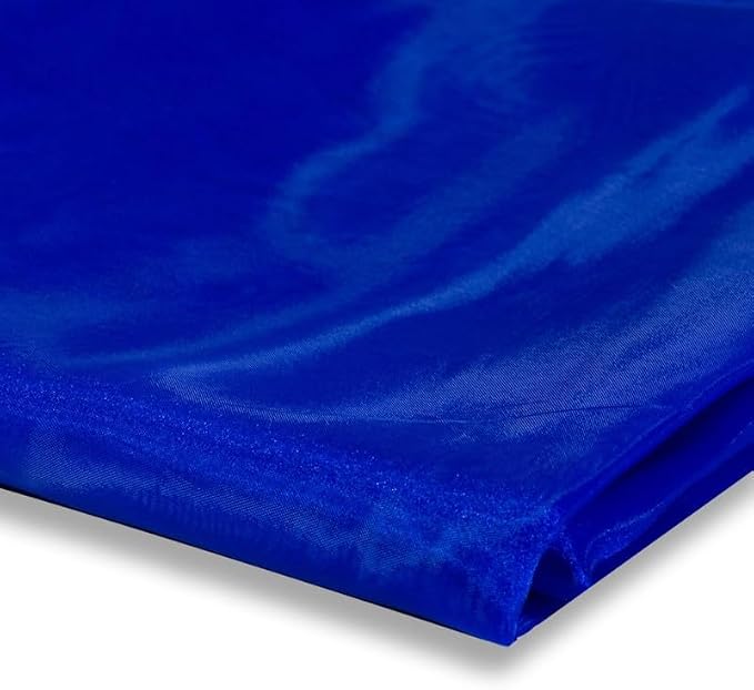 Fynite Royal Blue Organza Fabric by The Yard | 20 Yard Long | 44" Wide | Bridal - Image 3