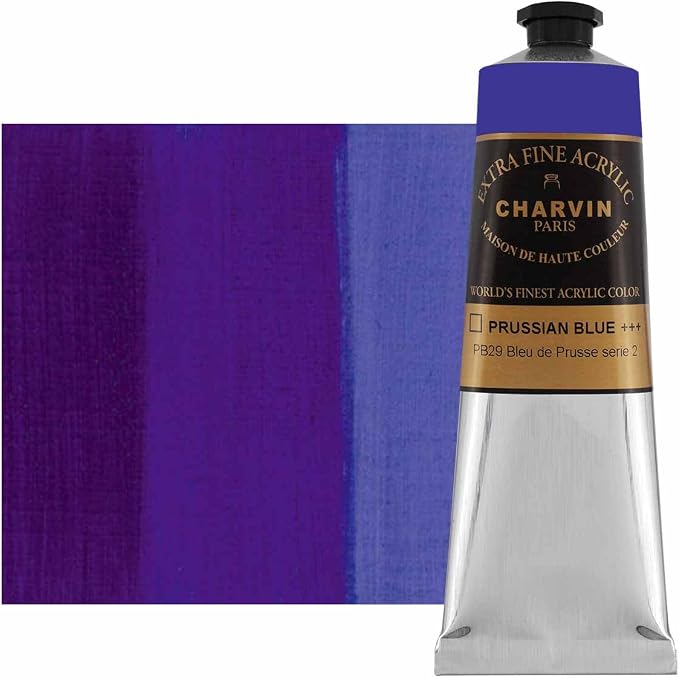 Charvin Extra Fine Professional Acrylic Paint - Image 2
