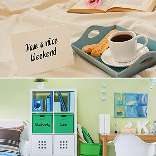 Outus 576 Pieces 8 Sheets Letters Stickers Self Adhesive Vinyl Letter Alphabet - Image 7