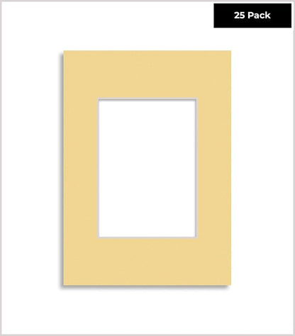 Pack of 25 Acid Free 8x10 Mats Bevel Cut - Image 2