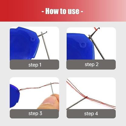 Sewing Machine Needle Threader, 2024 New Plastic Needle Threaders, Simple - Image 2