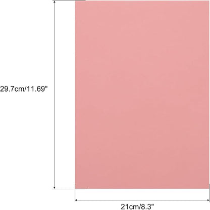 MECCANIXITY Colored Vellum Paper, 20 Sheet Light Pink Transparency 11.7 x 8.2 - Image 2