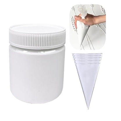 Acrylic Modeling Paste 3D Art Texture Paste 9.88oz/280ml, Sculpting Material by JAJADO