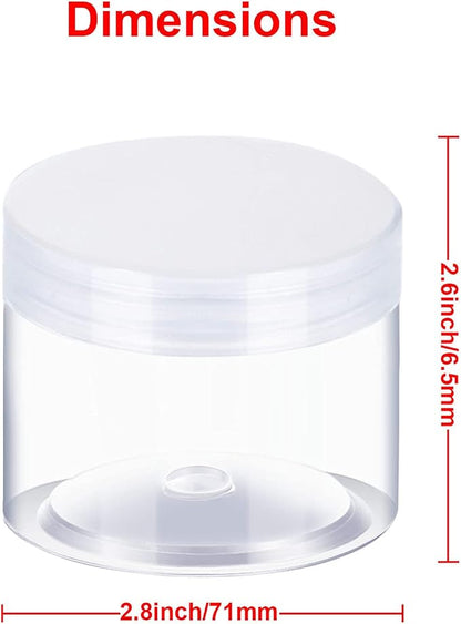 SATINIOR 12 Pack Plastic Container Jars - Image 3