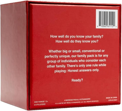 WE'RE NOT REALLY STRANGERS Family Edition Card Game - Image 2
