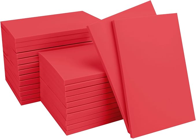 25 Pcs 4"x6" Rubber Carving Blocks, Linoleum Blocks, Stamp Carving Blocks by KUKLIPJIM