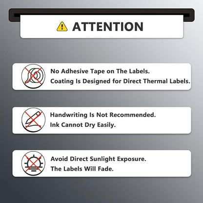 BETCKEY - 3" x 1" Address Removable Film Label - Durable Waterproof - Compatible - Image 6