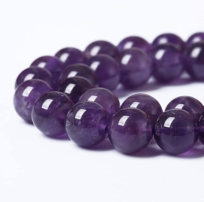 180PCS 4mm Natural Amethyst AAAAA Purple Crystal Quartz Beads Gemstones Round - Image 3