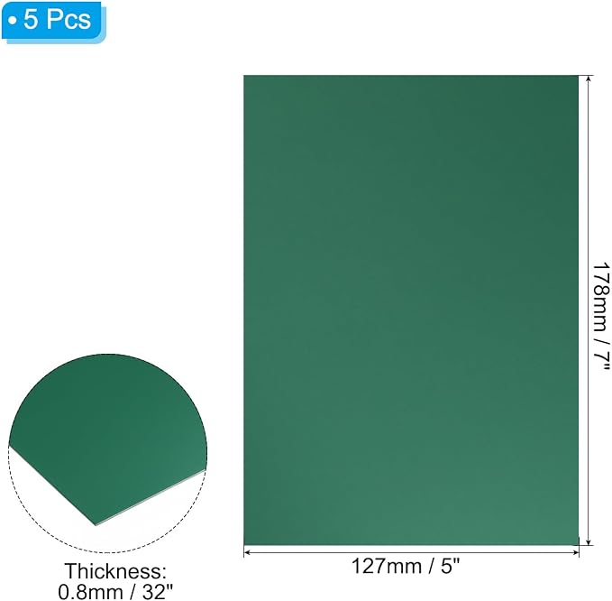 PATIKIL 7x5x1/32inch Anodized Aluminum Sheet - Image 2