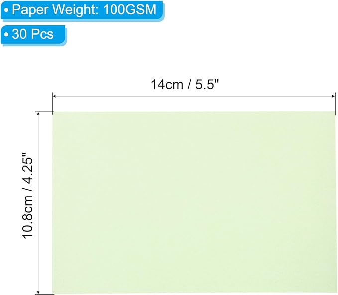 PATIKIL 30 Sheets Vellum Paper 4.25x5.5, Vellum Paper Printable Translucent - Image 2
