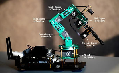 Yahboom Robot Arm Kit 6DOF for Raspberry Pi 5 AI Programmable Electronic DIY - Image 9