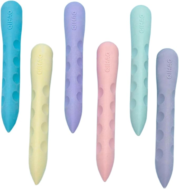 Colorful Erasers 3 Pack Pencil Erasers Grippable Erasers by Dreamm
